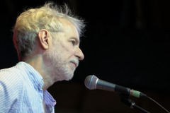 Jesse Winchester performing at the Islands Folk Festival 2009. Providence Farm, Duncan, Cowichan Valley, British Columbia.