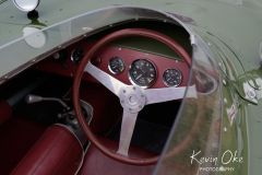 Cockpit detail of the 1956 Lotus Eleven LeMans, Rolex Monterey Motorsports Reunion, Weathertech Raceway Laguna Seca