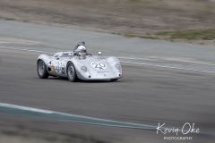 Francisco Guzman Giraud, 1959 Porsche 550 A Durlite, John Morton Trophy, Rolex Monterey Motorsports Reunion, Weathertech Raceway Laguna Seca