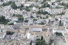 The view of Granada from the Alhambra, Granada, Andalusia, Spain