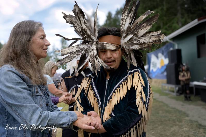 Tzinquaw Dancers, 41st Annual Islands Folk Festival, Providence Farm, Duncan, British Columbia
