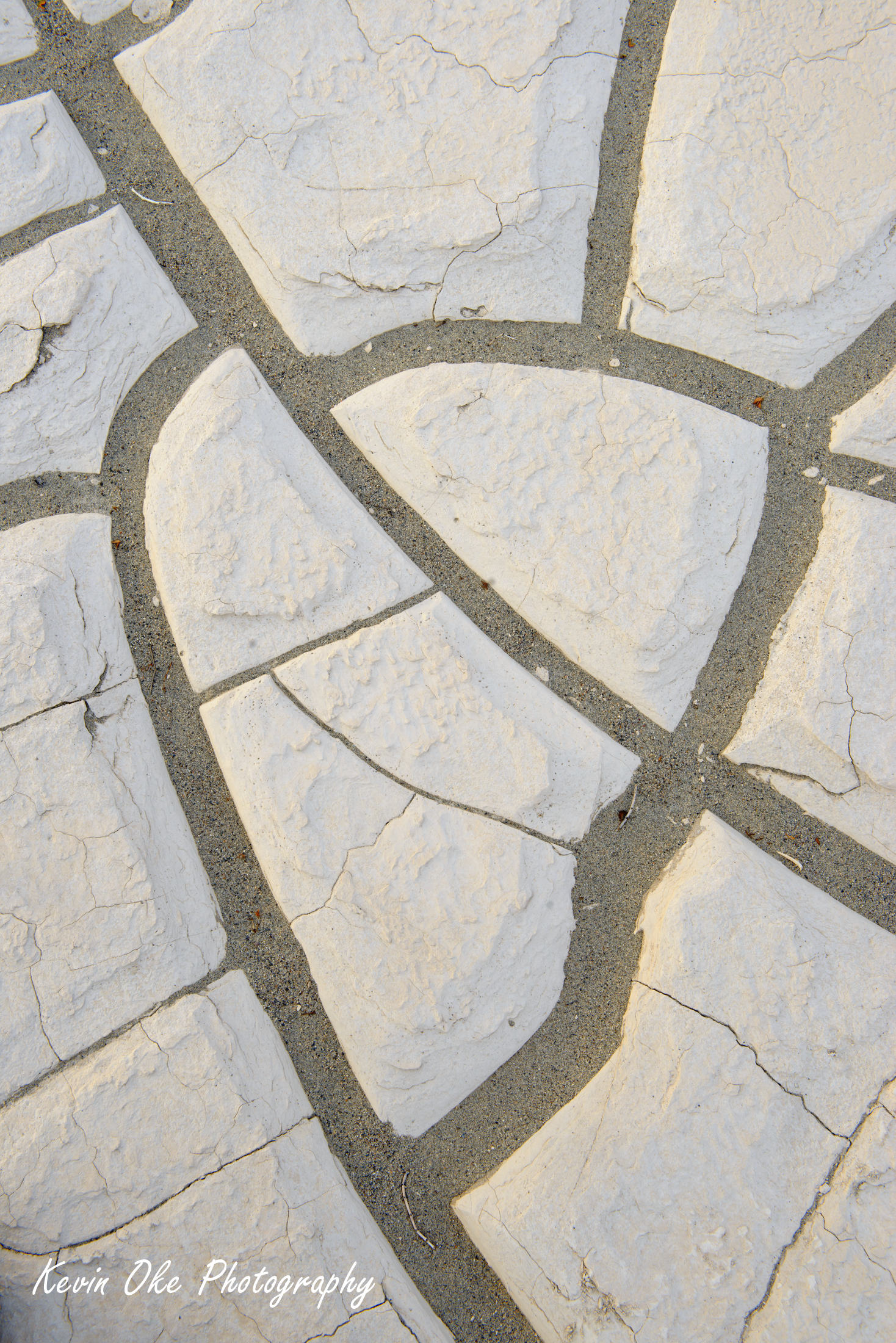 Dried mud and sand, Death Valley, California