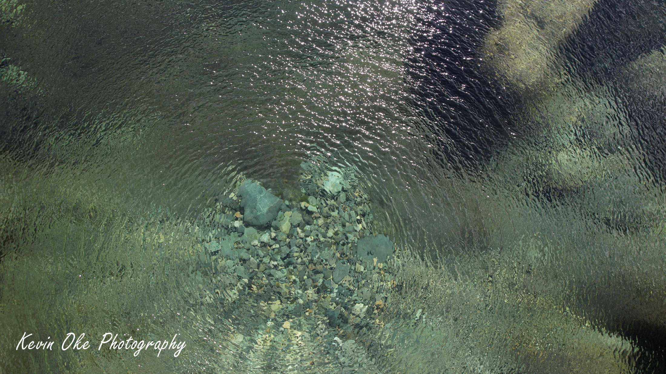 Clear water in Harris Creek