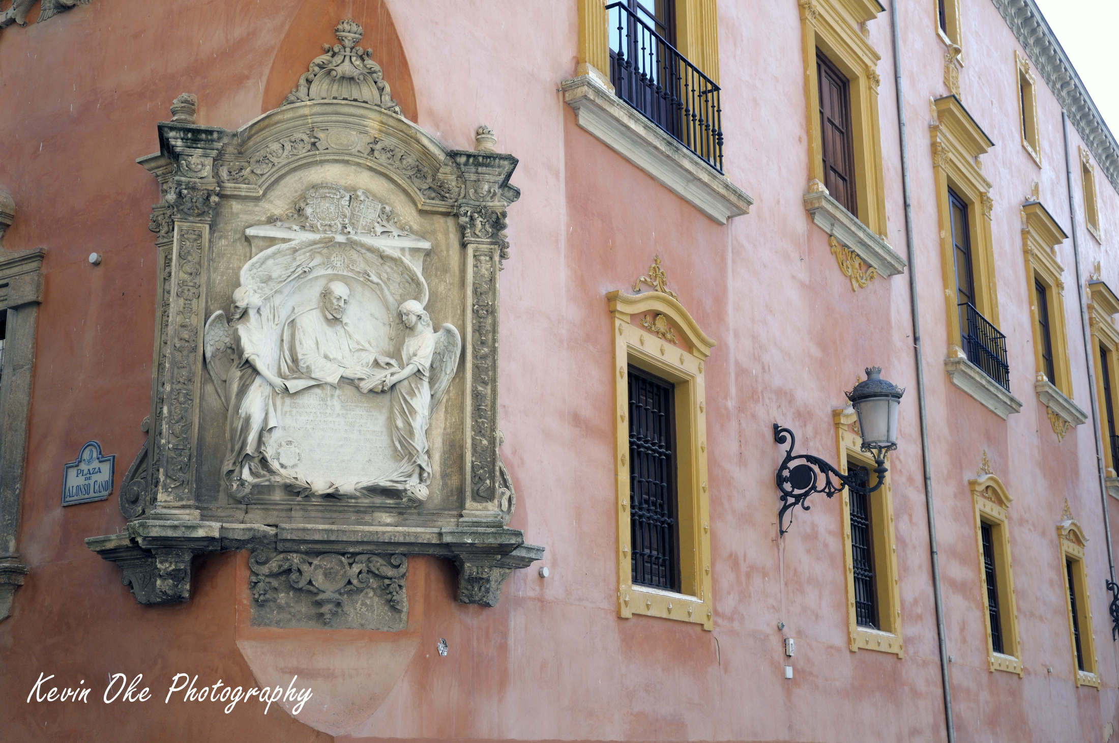 Monumento al Padre Francisco Suárez, Plaza Alonso Cano, Granada, Andalusia, Spain